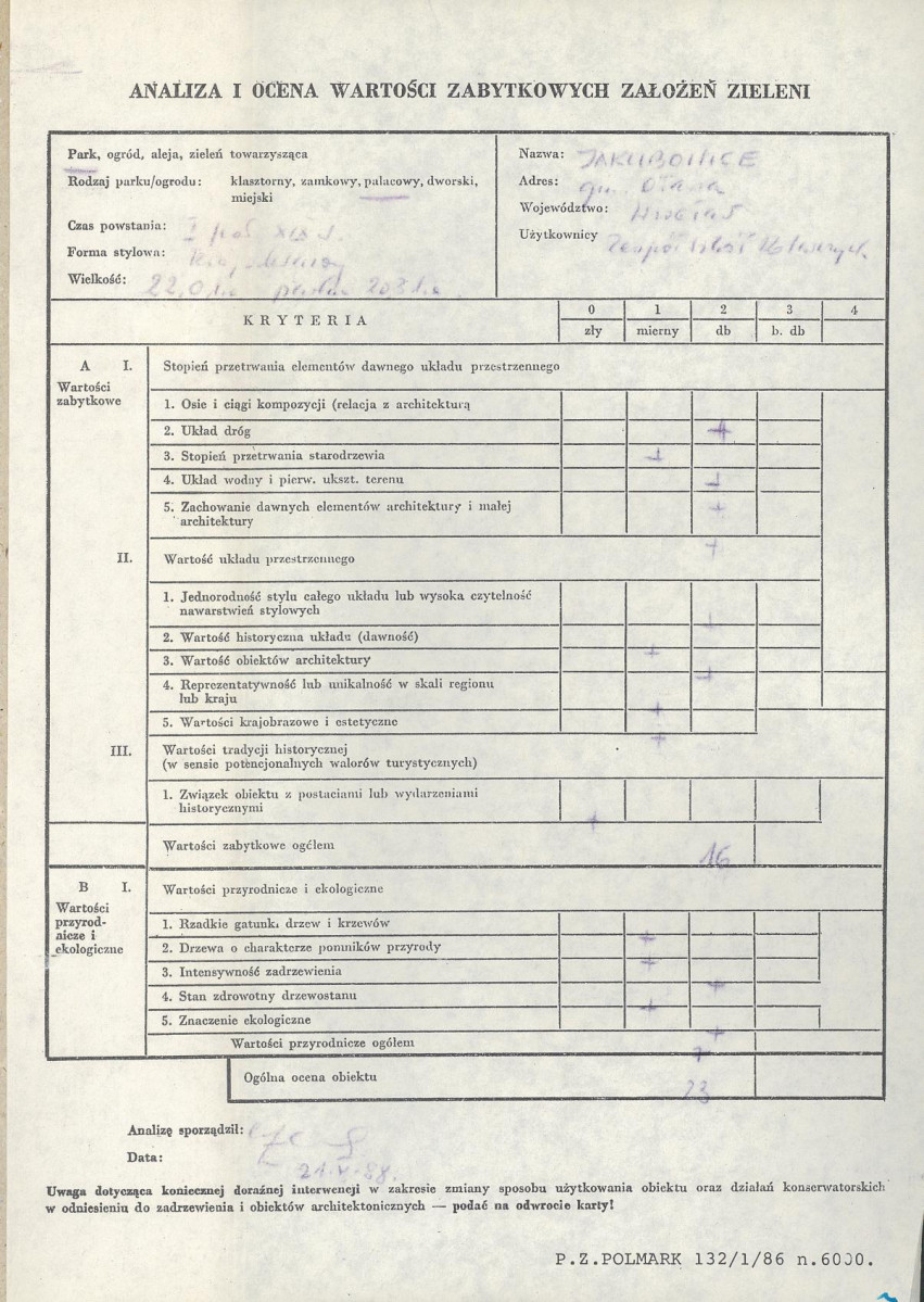 Ewidencja parkowa, skan nr 3