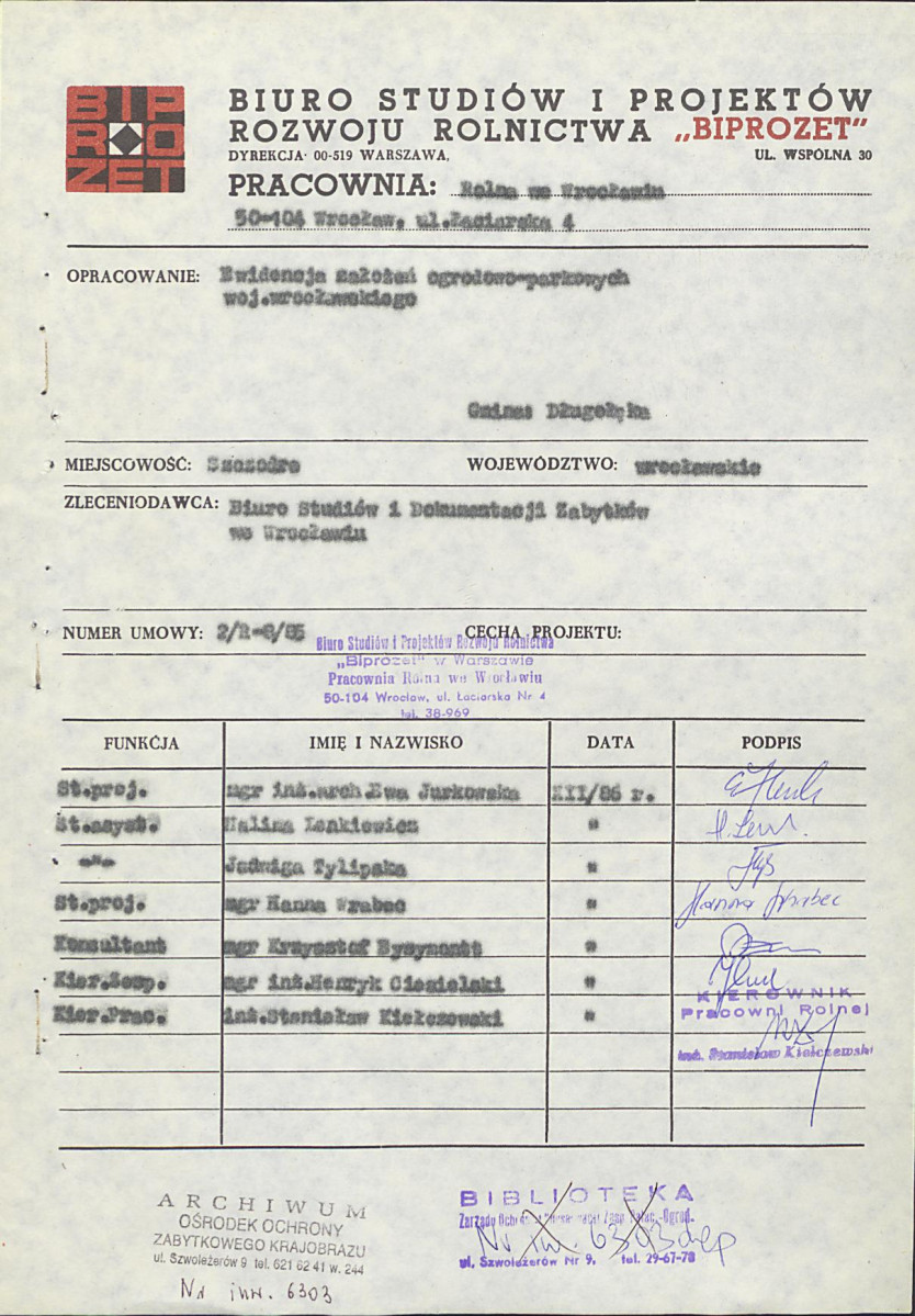 Ewidencja parkowa, skan nr 4