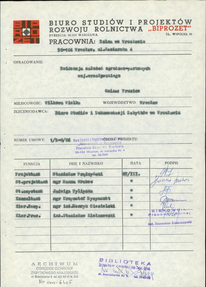Ewidencja parkowa, skan nr 4