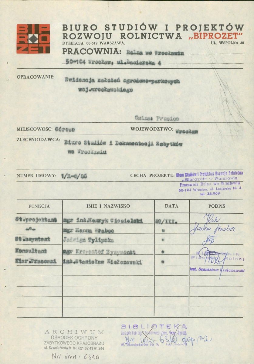 Ewidencja parkowa, skan nr 4