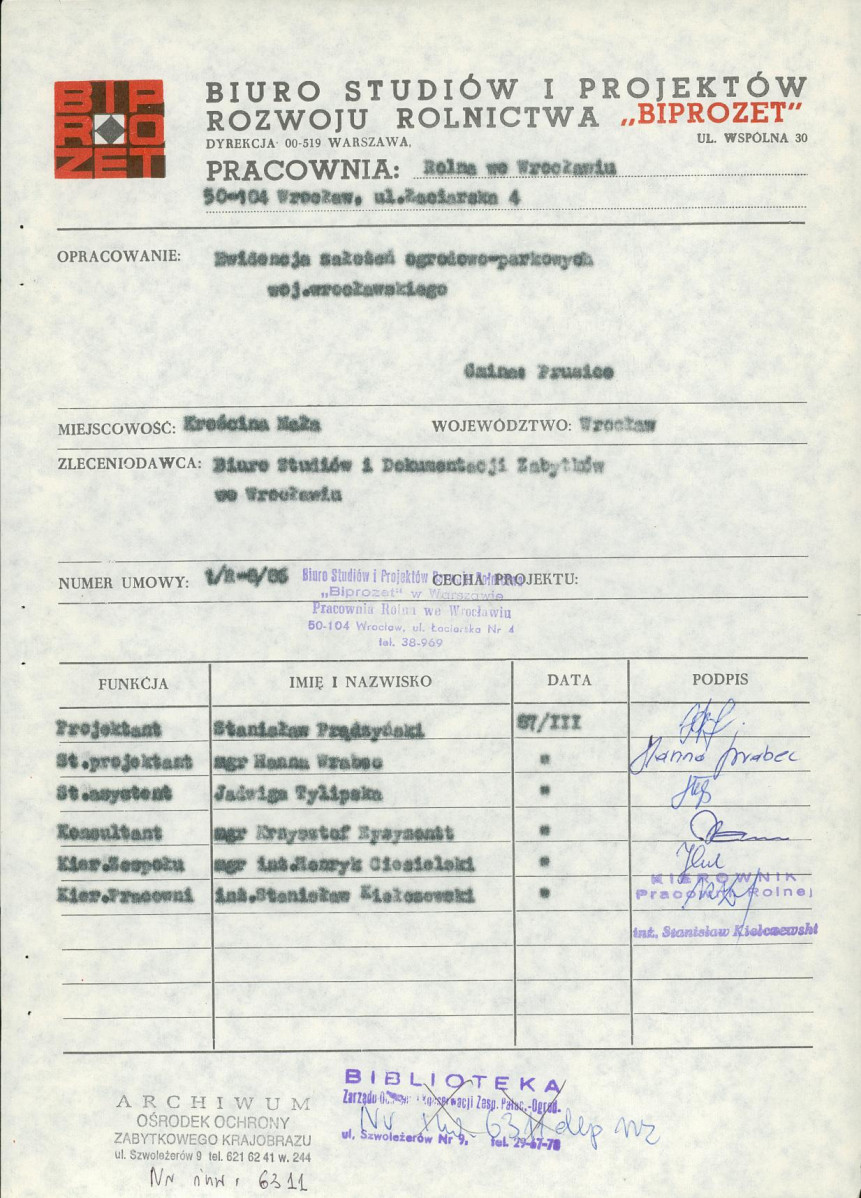 Ewidencja parkowa, skan nr 4