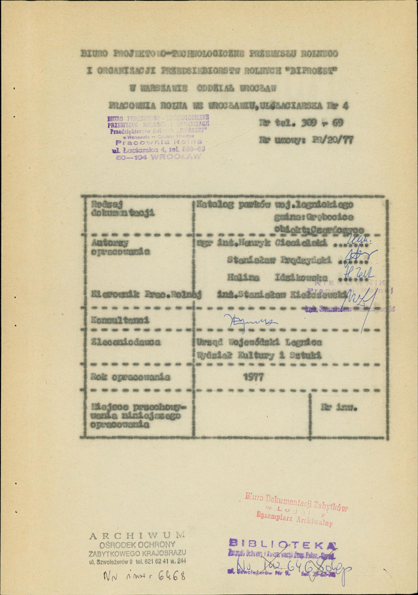 Ewidencja parkowa, skan nr 5