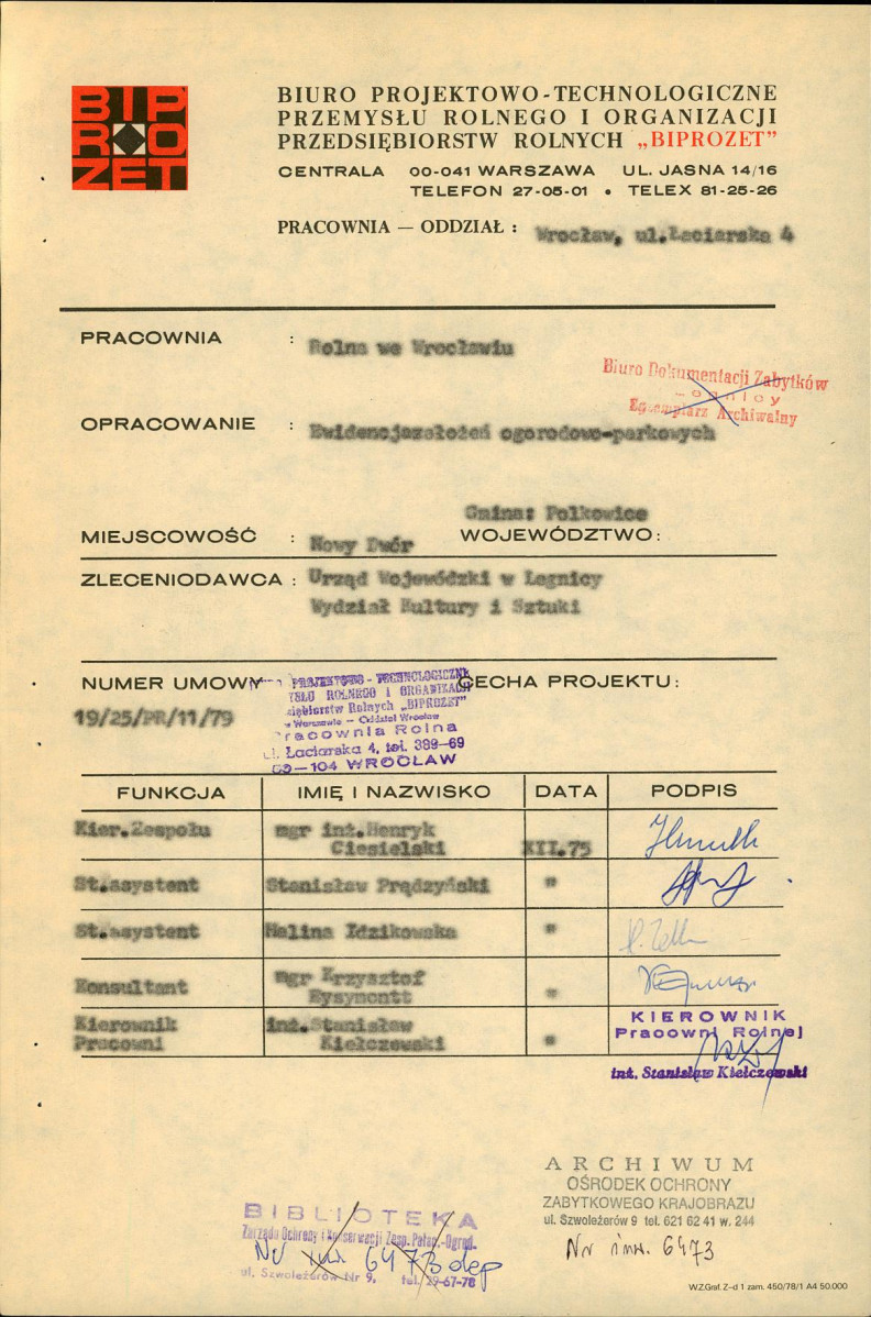 Ewidencja parkowa, skan nr 4