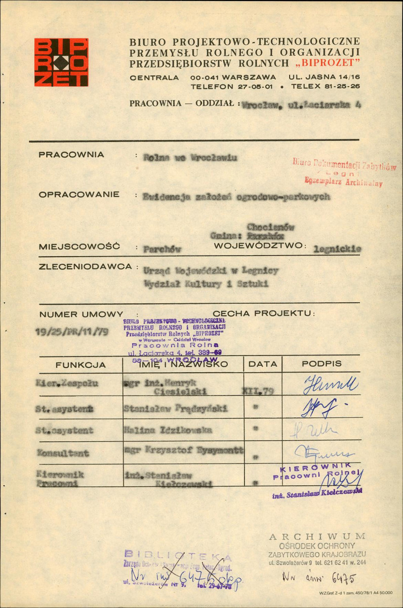 Ewidencja parkowa, skan nr 5