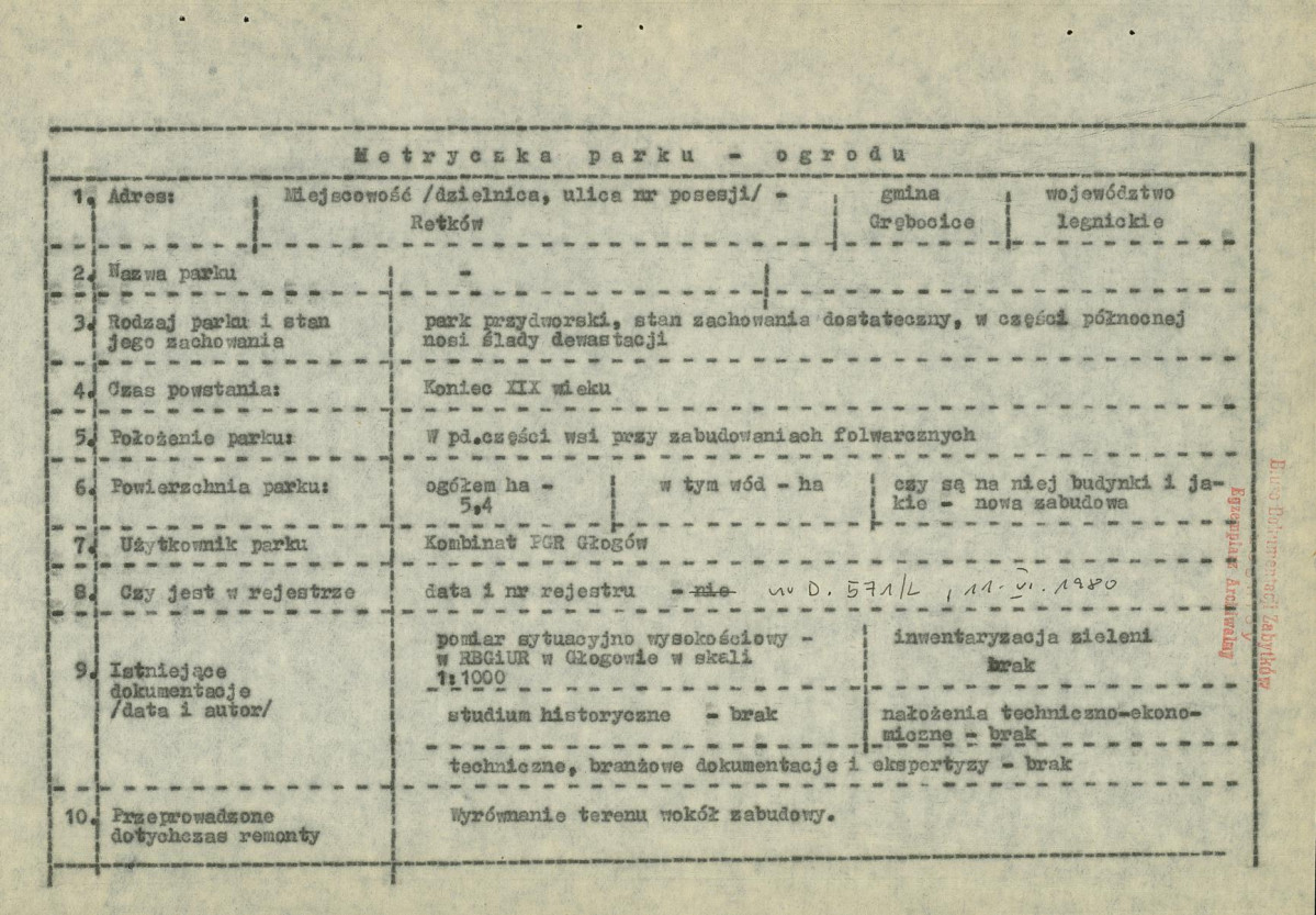 Ewidencja parkowa, skan nr 6