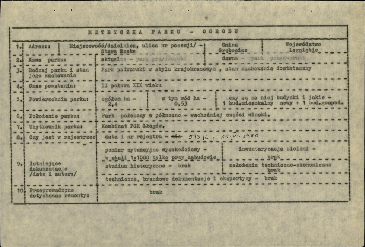 Ewidencja parkowa, skan nr 6
