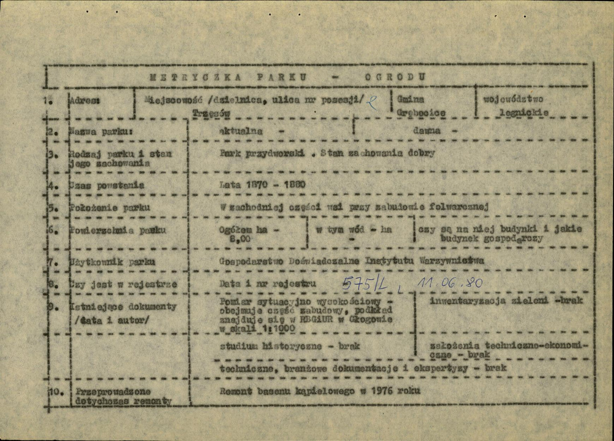 Ewidencja parkowa, skan nr 6