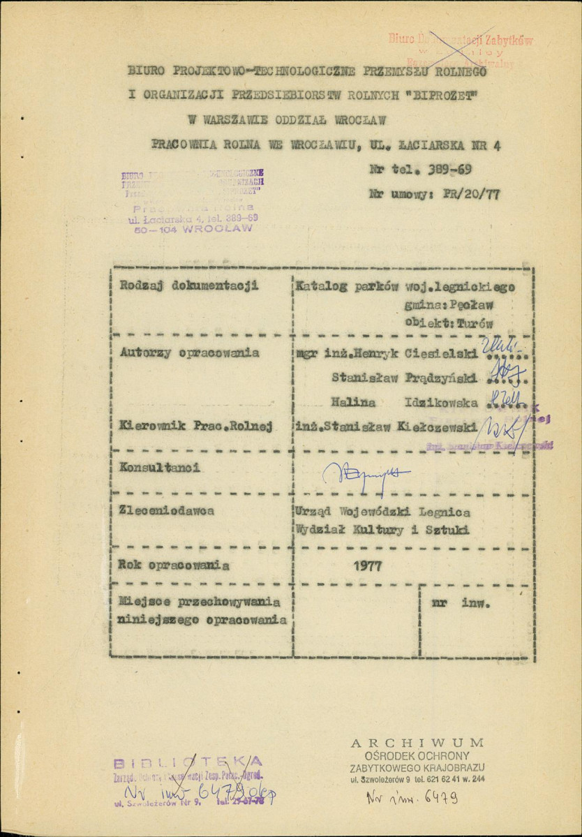Ewidencja parkowa, skan nr 5