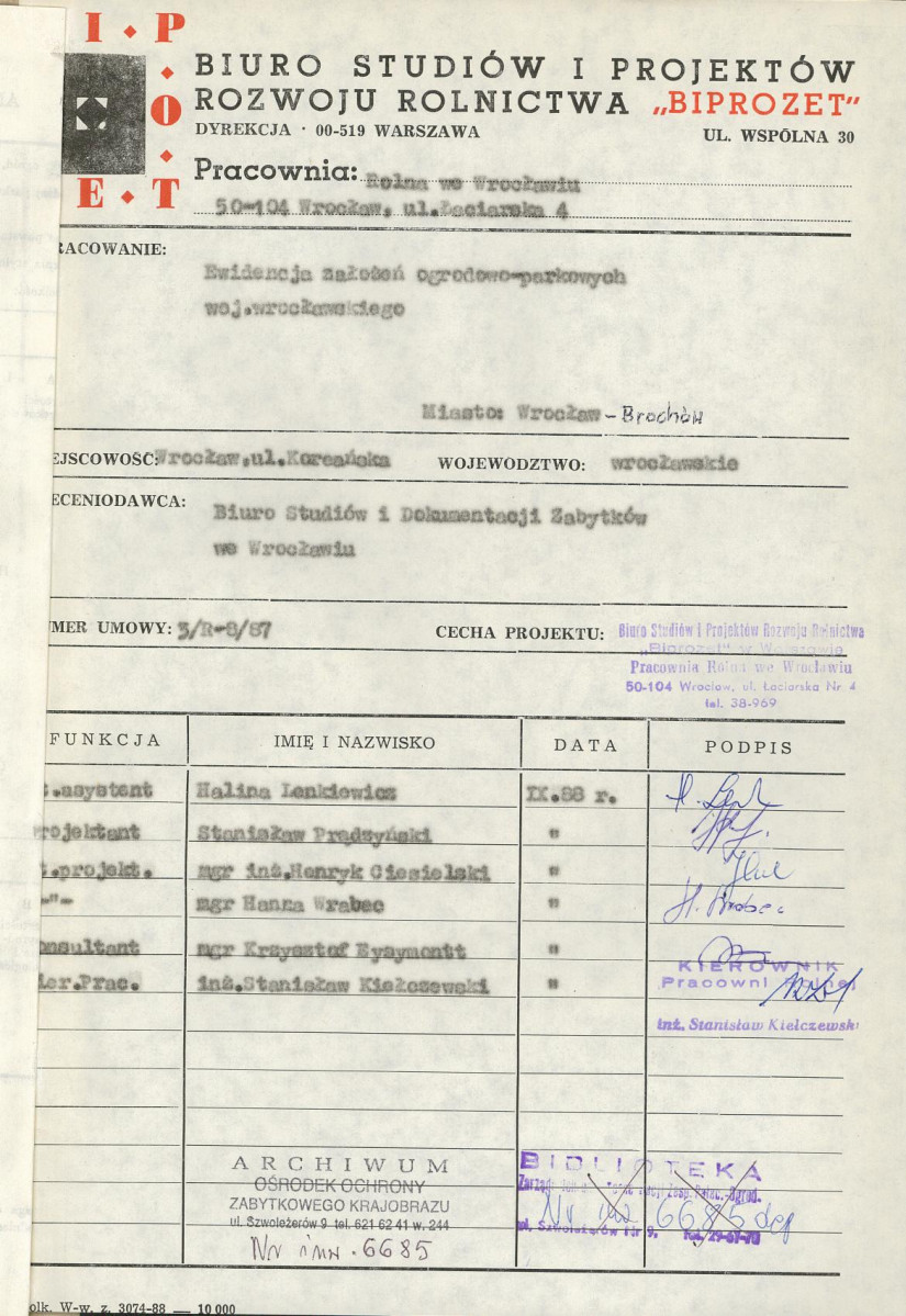 Ewidencja parkowa, skan nr 4
