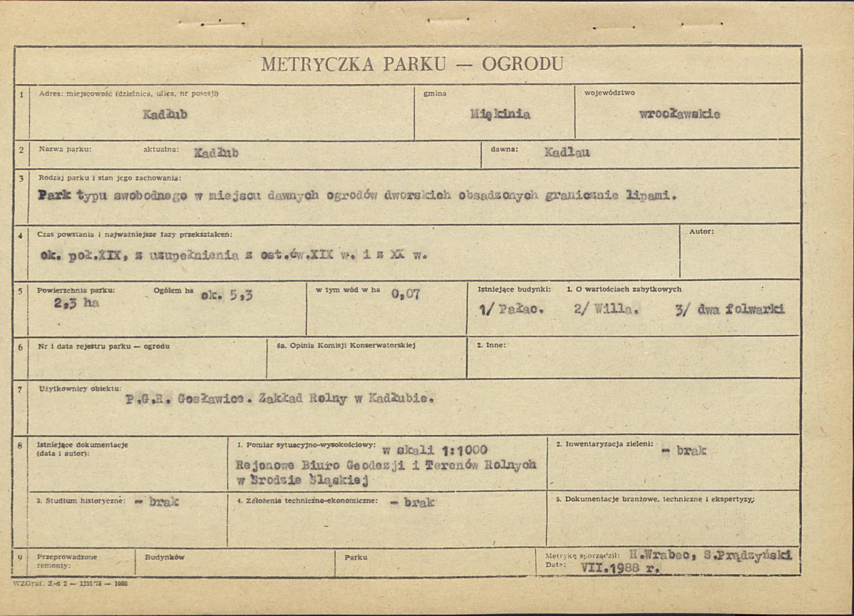 Ewidencja parkowa, skan nr 5