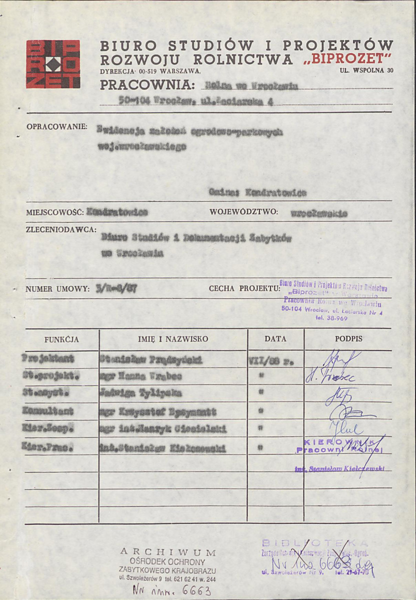 Ewidencja parkowa, skan nr 4