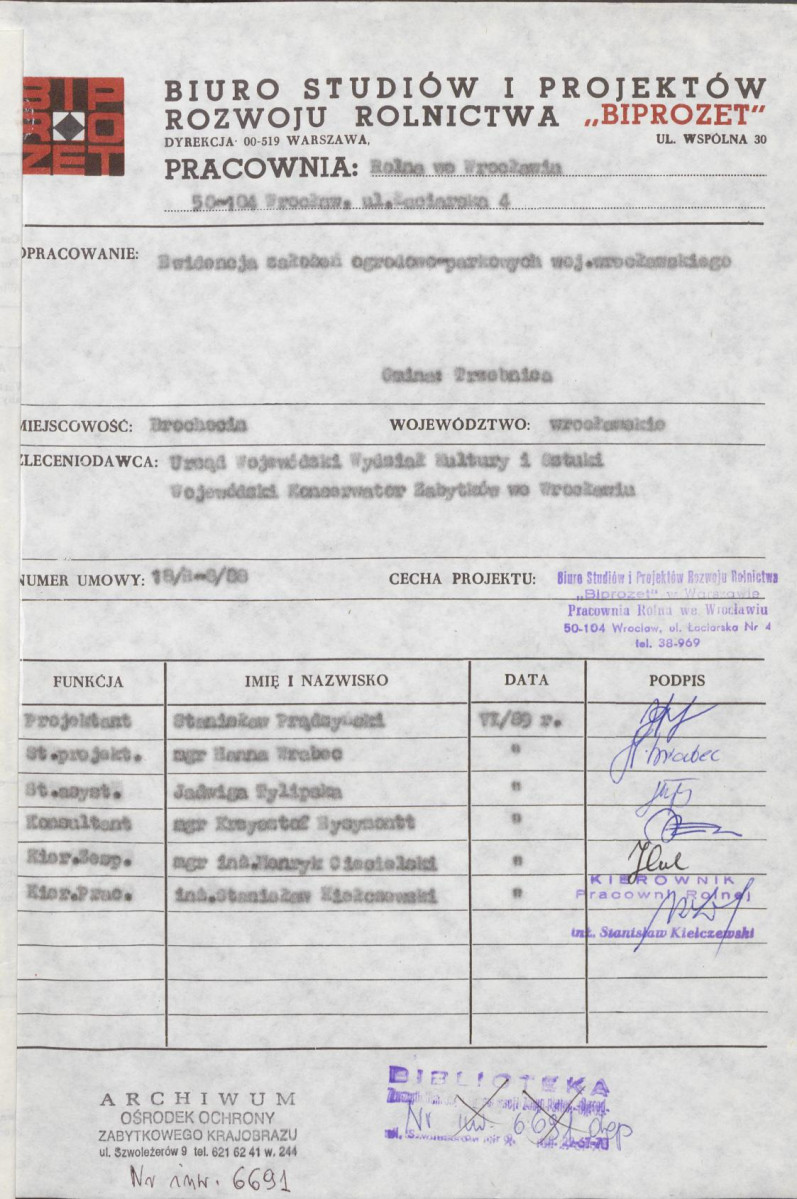 Ewidencja parkowa, skan nr 4