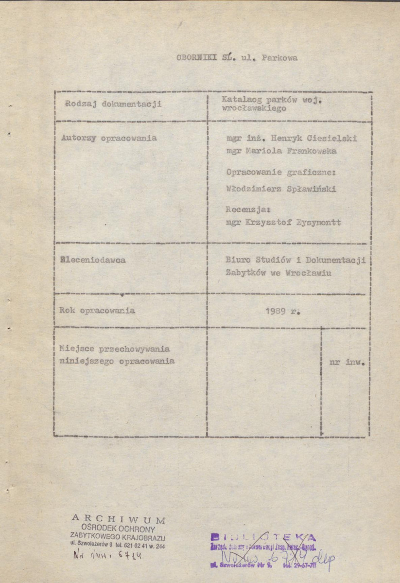 Ewidencja parkowa, skan nr 5
