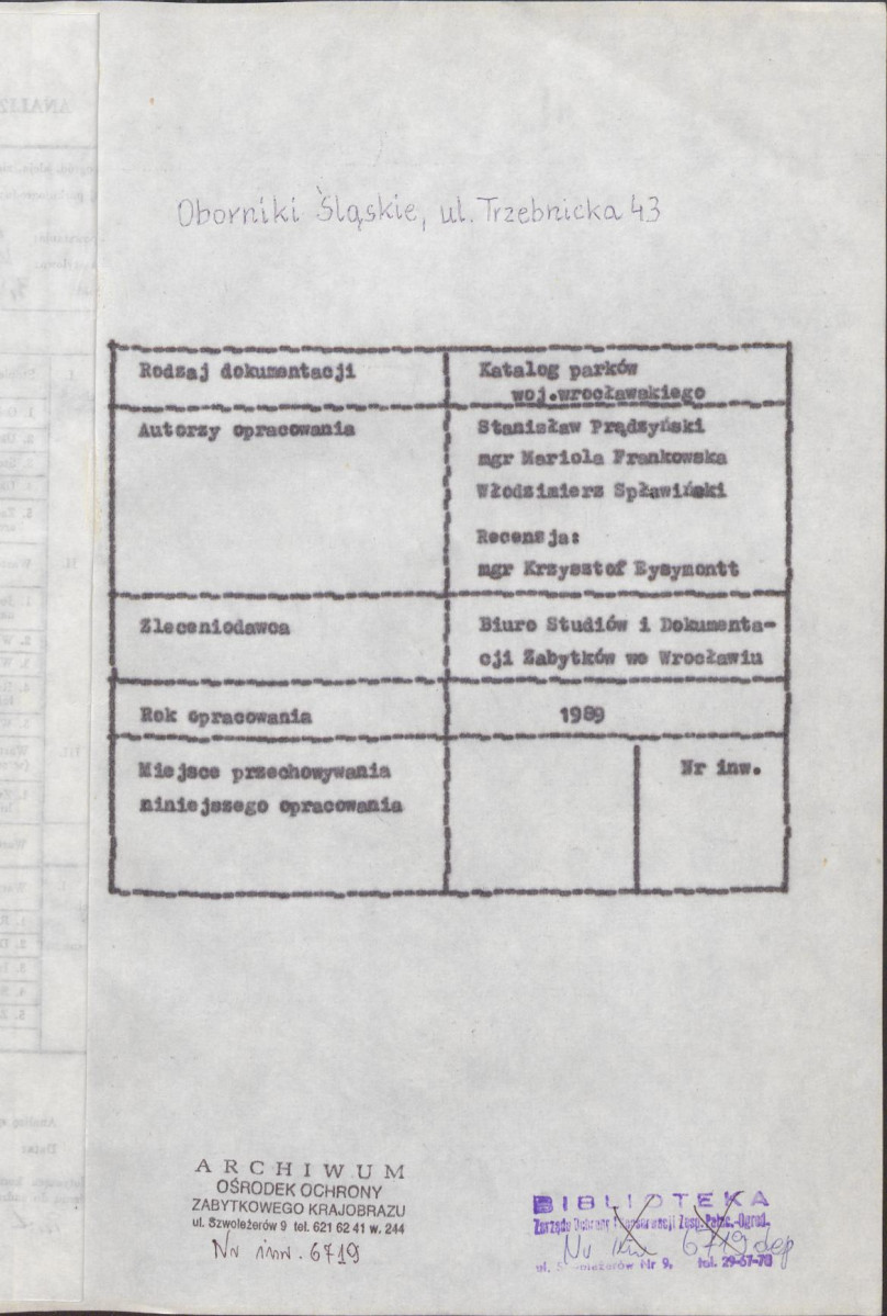 Ewidencja parkowa, skan nr 4