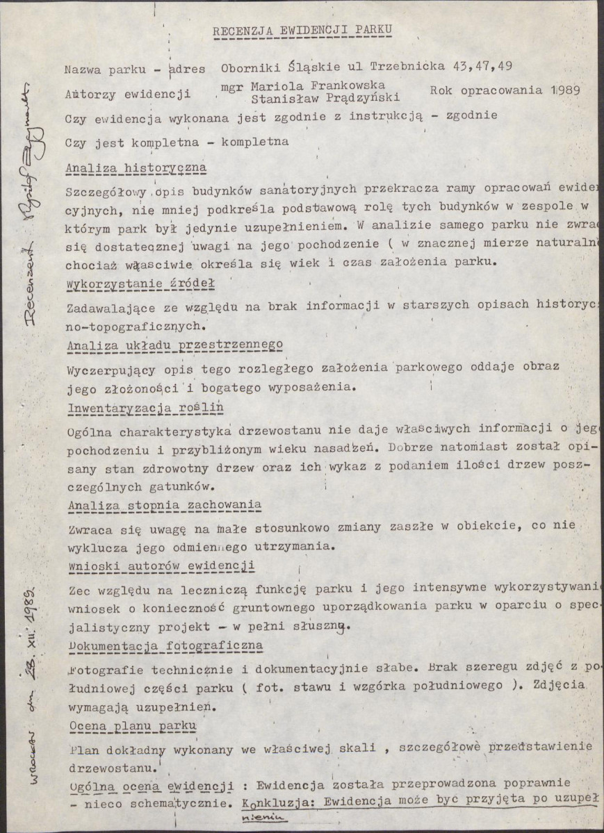 Ewidencja parkowa, skan nr 5