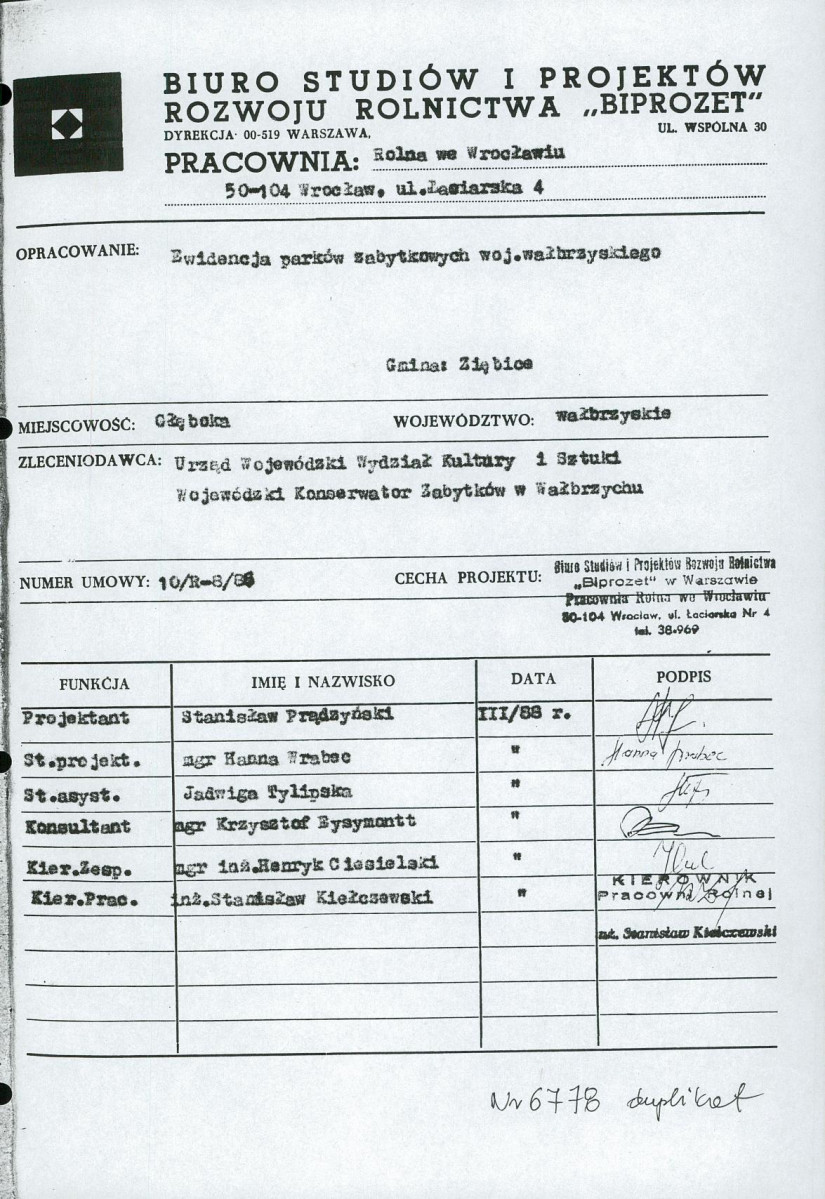 EP - Ewidencja parkowa, skan nr 24