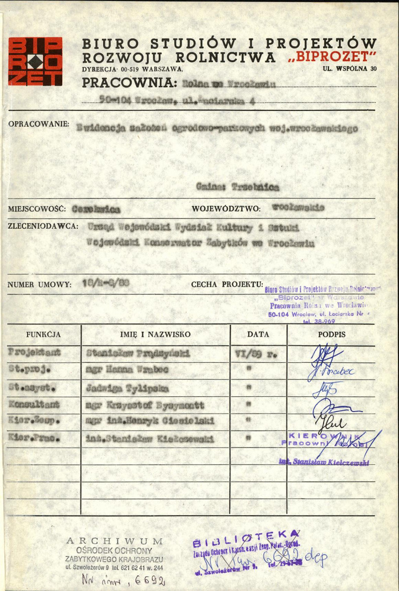 Ewidencja parkowa, skan nr 4