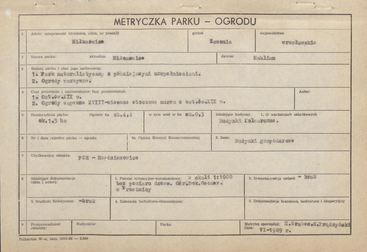 Ewidencja parkowa, skan nr 5