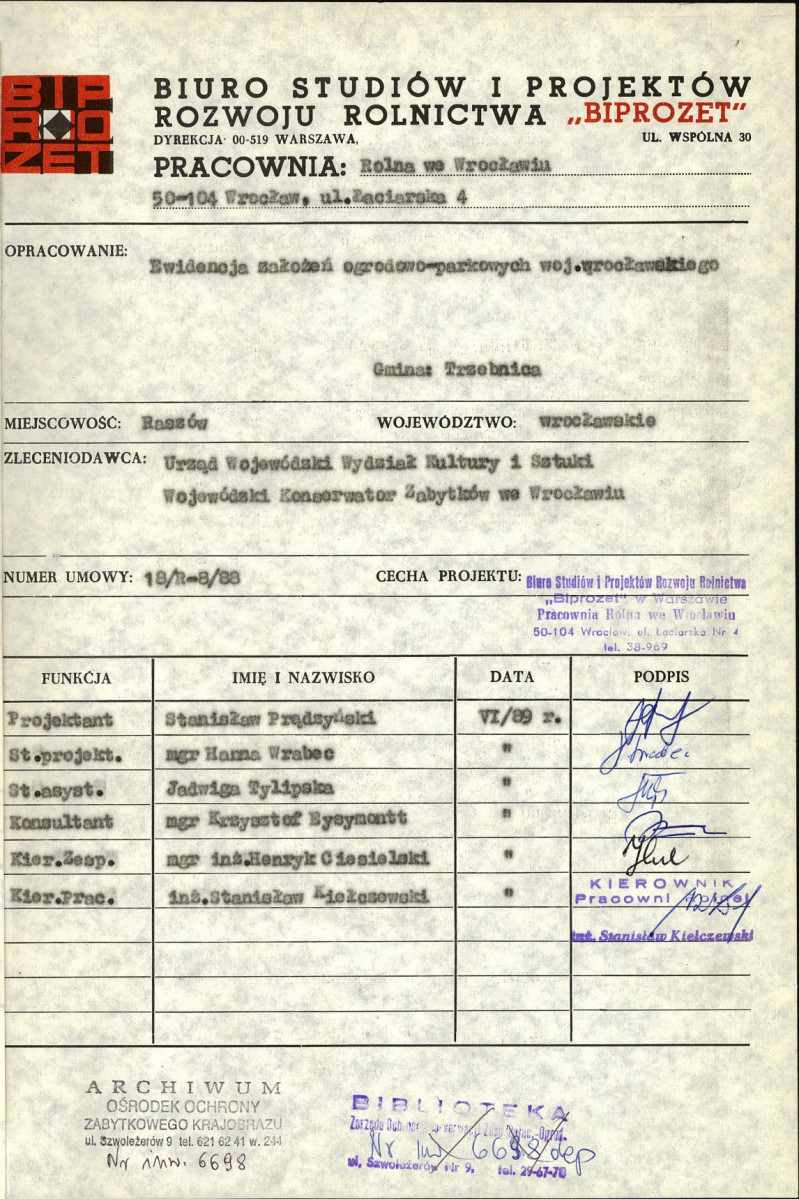Ewidencja parkowa, skan nr 4