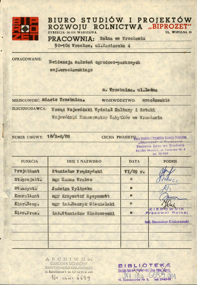 Ewidencja parkowa, skan nr 4