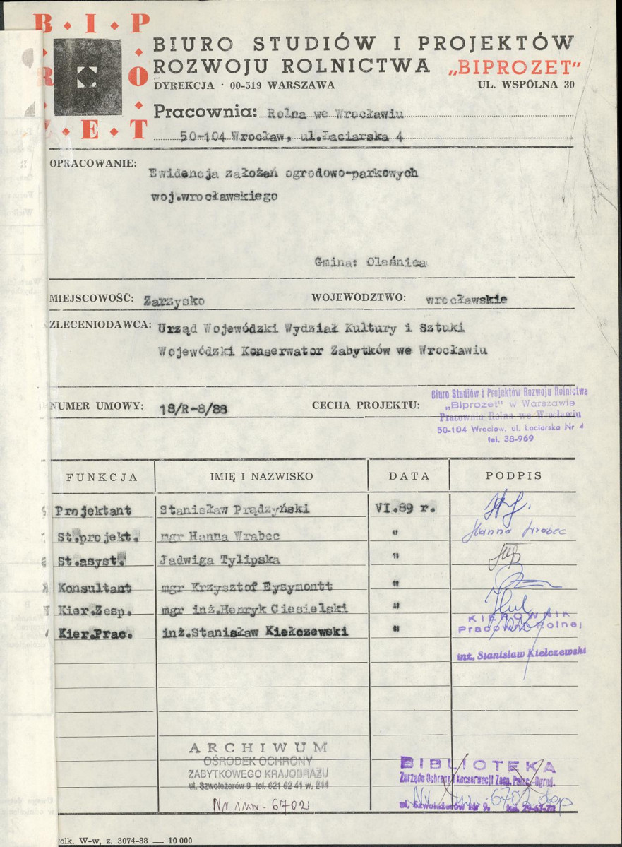 Ewidencja parkowa, skan nr 4