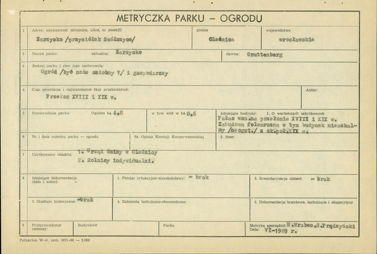 Ewidencja parkowa, skan nr 5