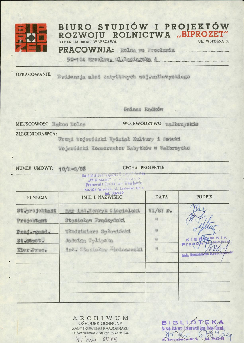 Ewidencja parkowa, skan nr 4