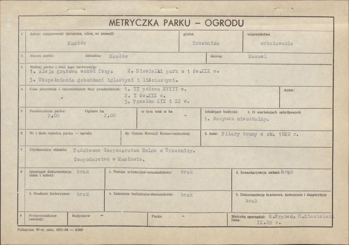 Ewidencja parkowa, skan nr 5