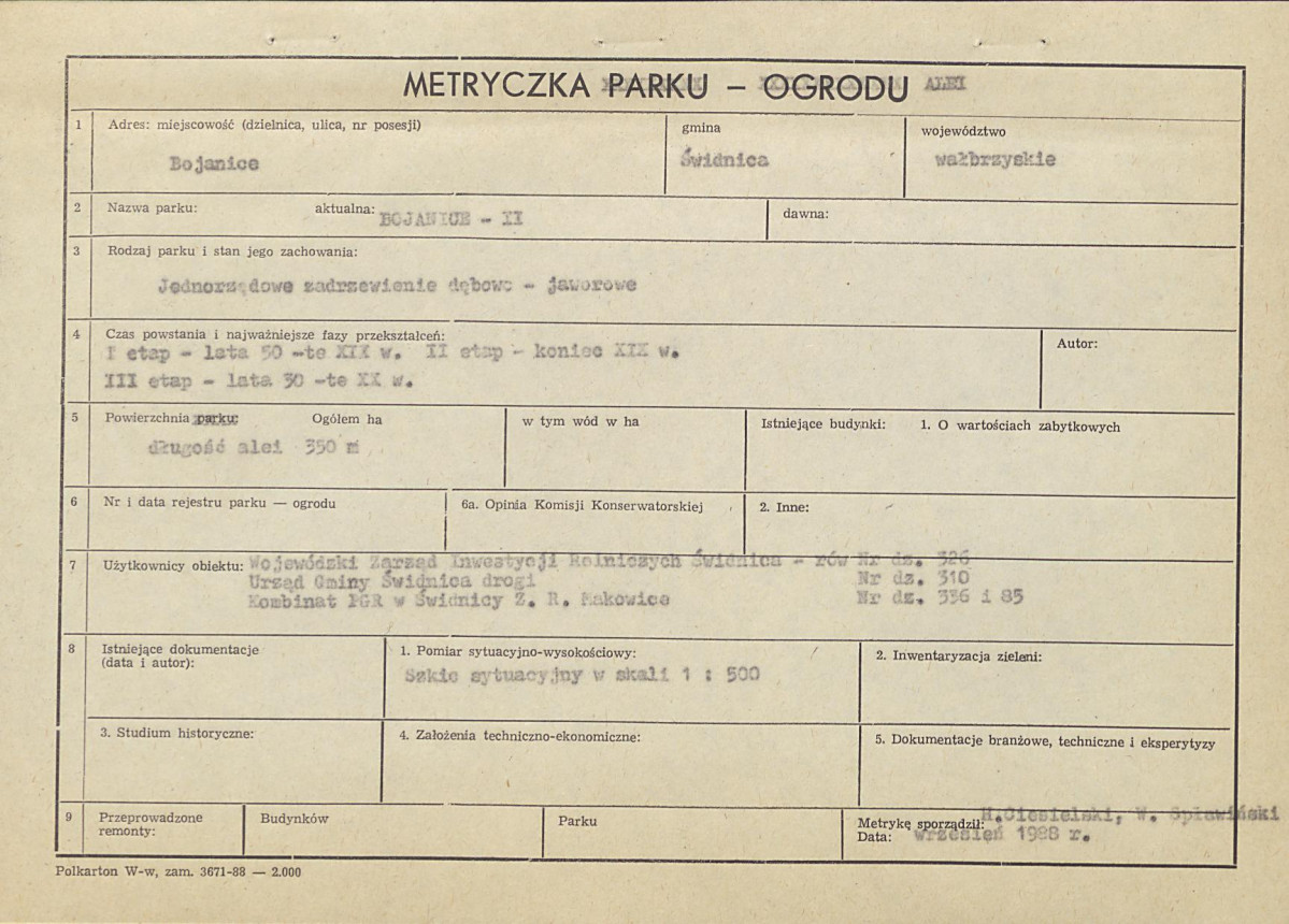Ewidencja parkowa, skan nr 5