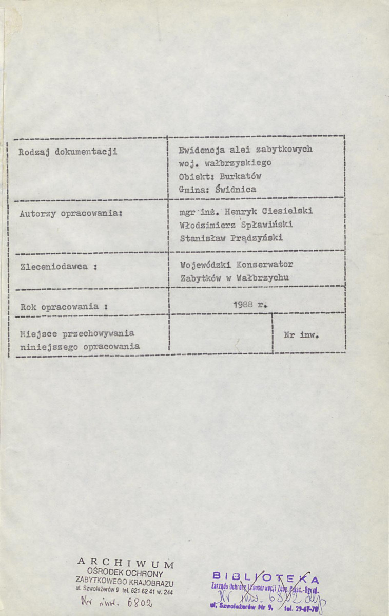 Ewidencja parkowa, skan nr 4