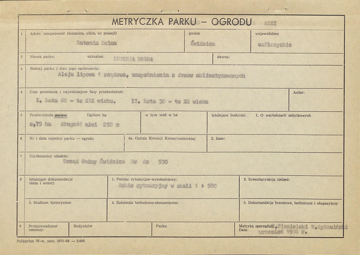 Ewidencja parkowa, skan nr 5