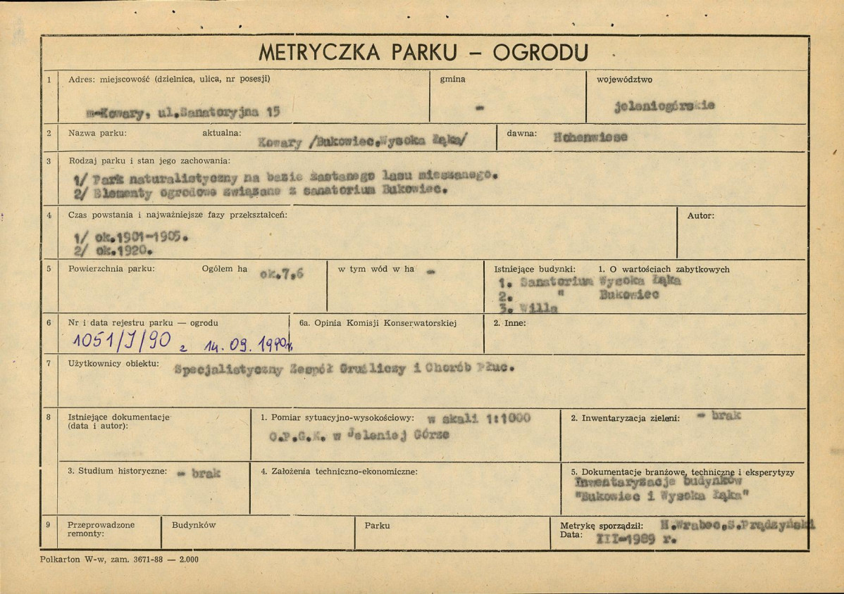 Ewidencja parkowa, skan nr 5