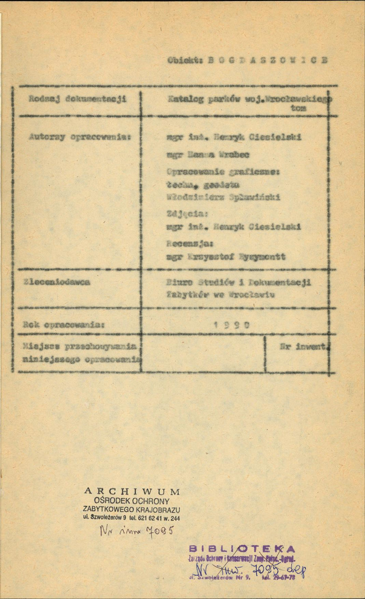 Ewidencja parkowa, skan nr 4