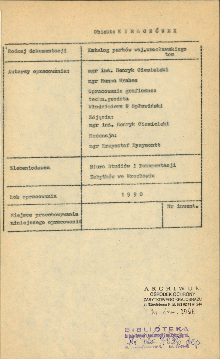 EP - Ewidencja parkowa, skan nr 4