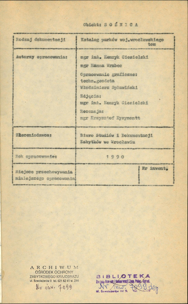 EP - Ewidencja parkowa, skan nr 4