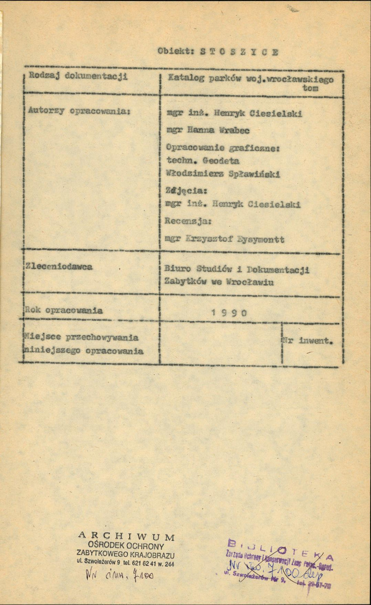 Ewidencja parkowa, skan nr 4
