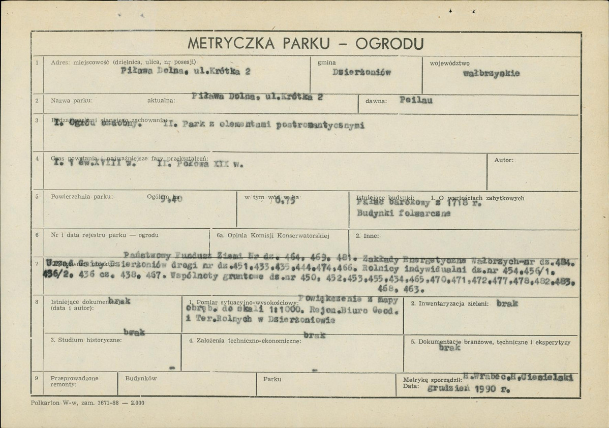 Ewidencja parkowa, skan nr 5