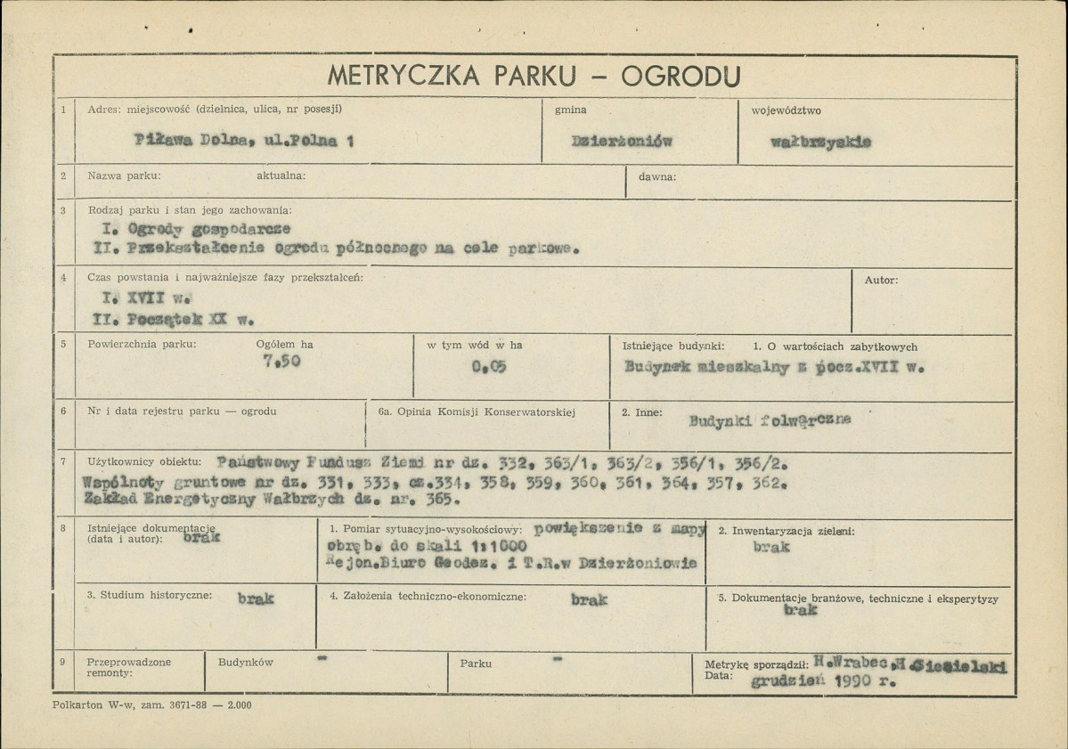 Ewidencja parkowa, skan nr 5