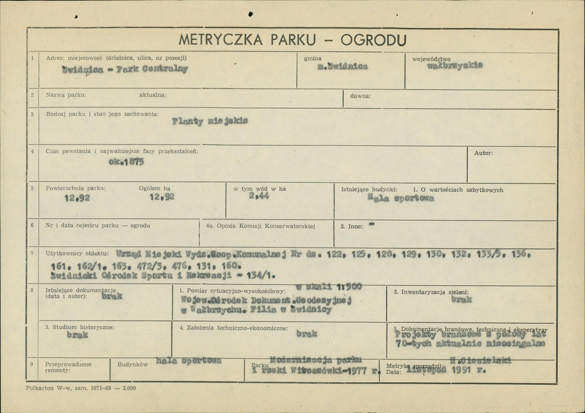 Ewidencja parkowa, skan nr 5
