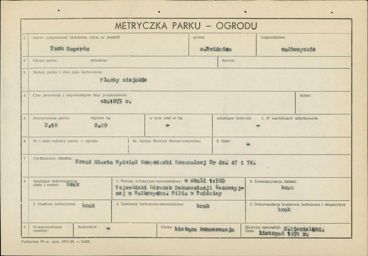 Ewidencja parkowa, skan nr 5