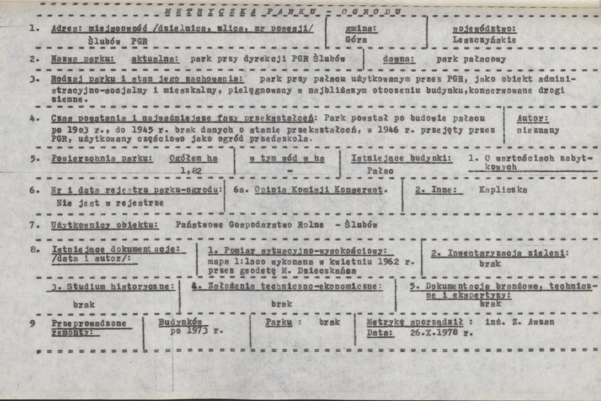 Ewidencja parkowa, skan nr 6