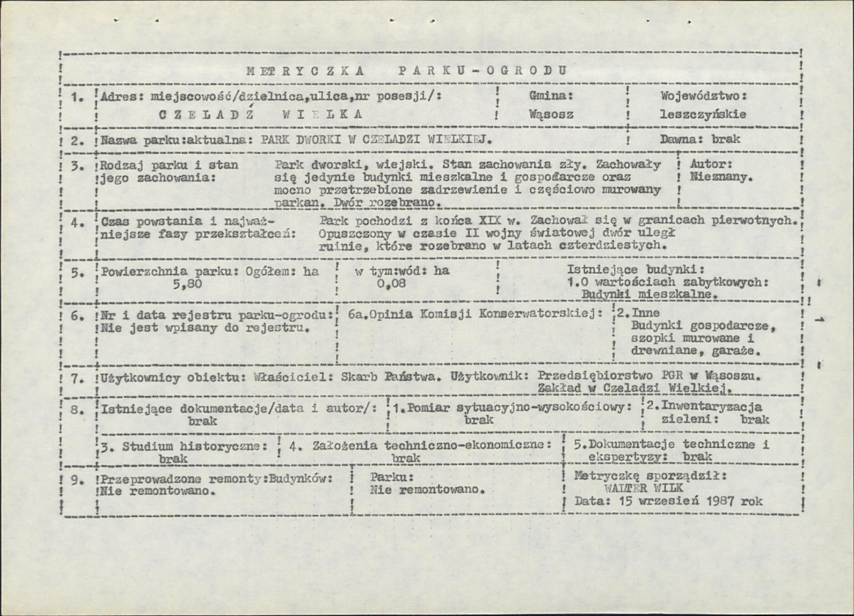 Ewidencja parkowa, skan nr 7