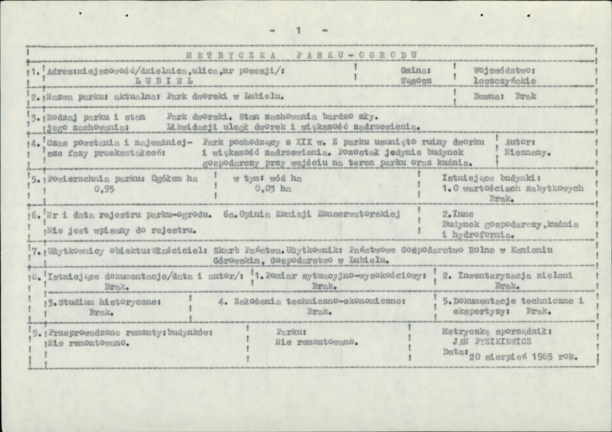 Ewidencja parkowa, skan nr 6