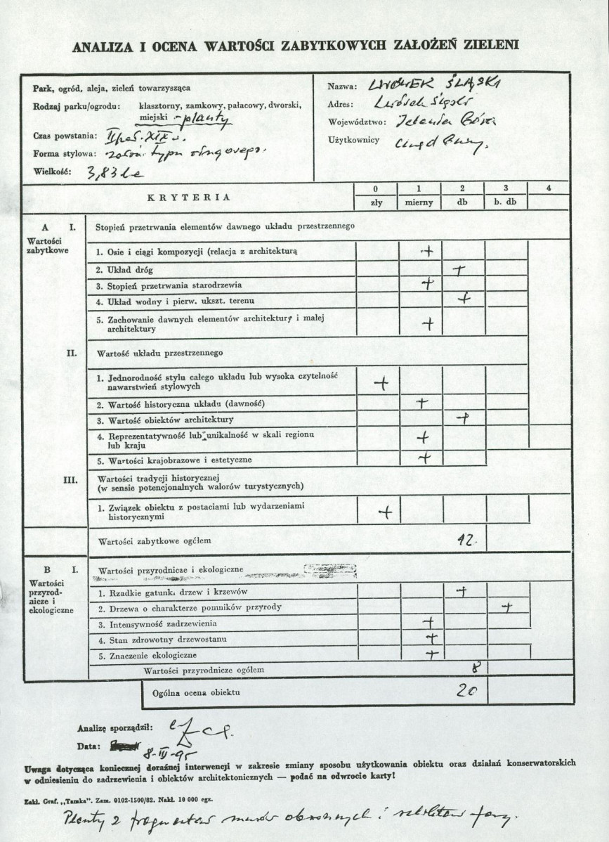 EP - Ewidencja parkowa, skan nr 2