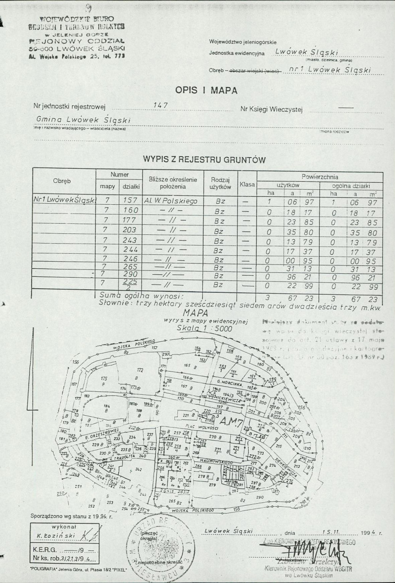 EP - Ewidencja parkowa, skan nr 28
