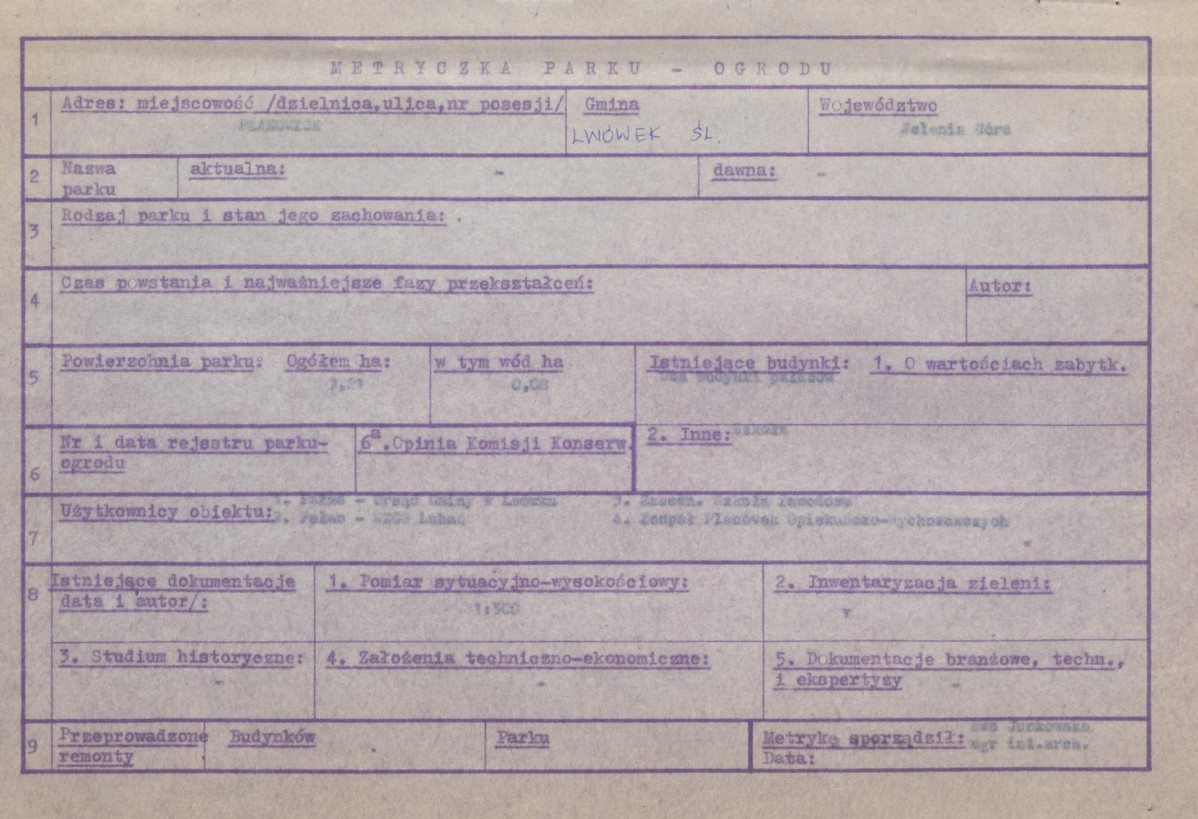 Ewidencja parkowa, skan nr 6