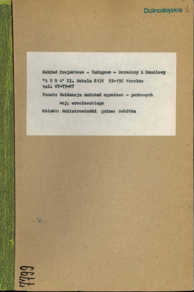 Ewidencja parkowa, skan nr 1