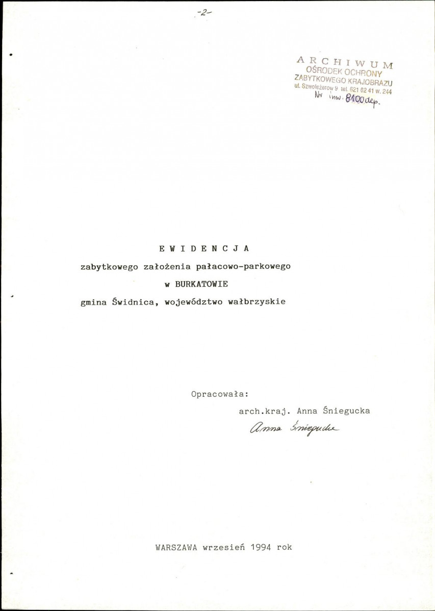 Ewidencja parkowa, skan nr 6