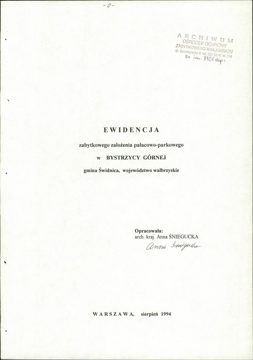 EP - Ewidencja parkowa, skan nr 6