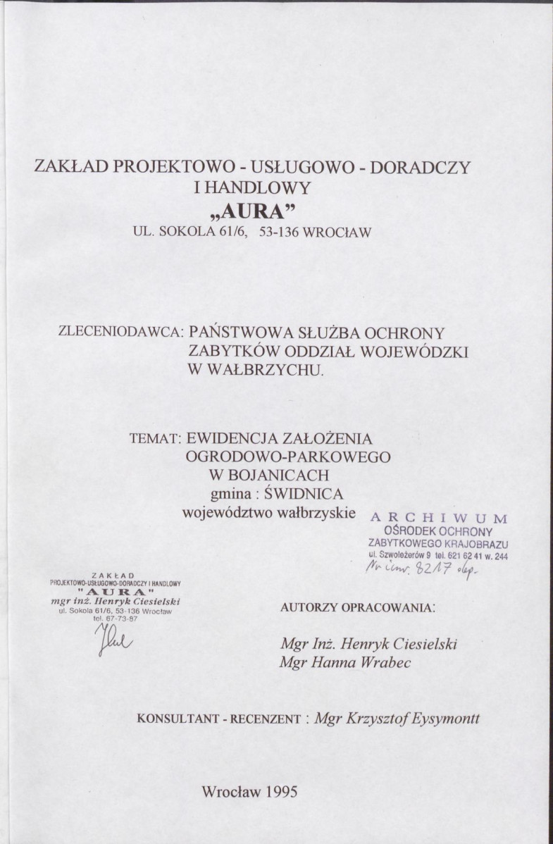 EP - Ewidencja parkowa, skan nr 3